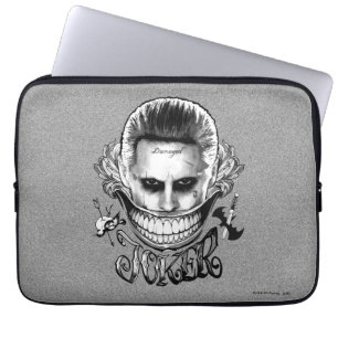 Suicide Squad Joker Smile Laptop Sleeve