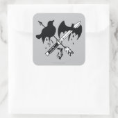 Suicide Squad | Joker-symbool Vierkante Sticker (Tas)