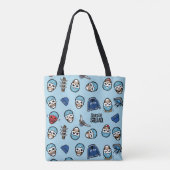 Suicide Squad | Kapitein Boomerang Emoji Pattern Tote Bag (Achterkant)