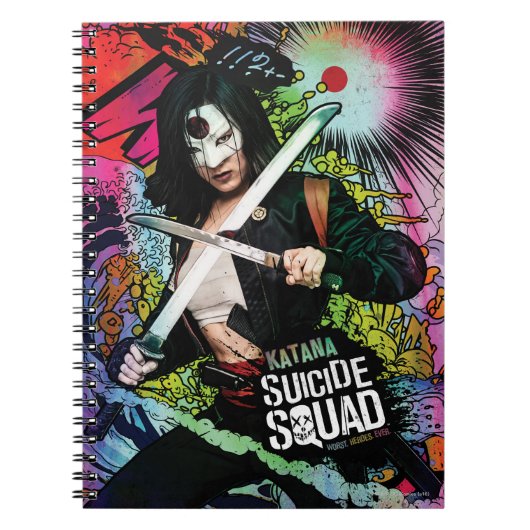 Suicide Squad | Katana Character Graffiti Notitieboek (Voorkant)