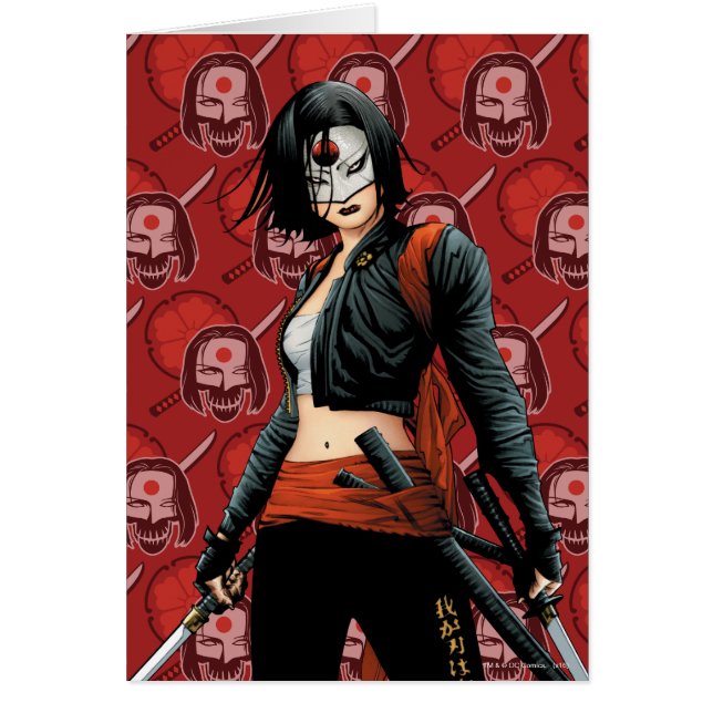 Suicide Squad | Katana Comic Book Art (Voorkant)
