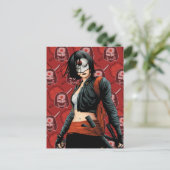 Suicide Squad | Katana Comic Book Art Briefkaart (Staand voorkant)