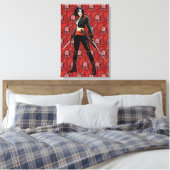 Suicide Squad | Katana Comic Book Art Canvas Afdruk (Insitu (Slaapkamer))