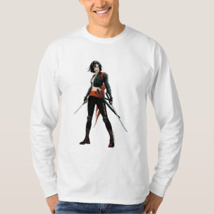 Suicide Squad Katana Comic Book Art T-shirt