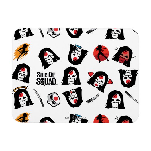 Suicide Squad | Katana Emoji Pattern Magneet (Horizontaal)