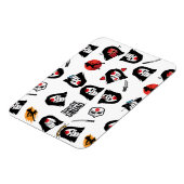 Suicide Squad | Katana Emoji Pattern Magneet (Linkerzijde)
