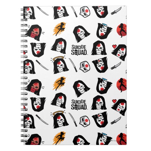 Suicide Squad | Katana Emoji Pattern Notitieboek (Voorkant)