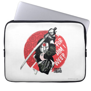 Suicide Squad   Katana "For Him I Weep" Laptop Sleeve