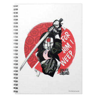 Suicide Squad | Katana "For Him I Weep" Notitieboek