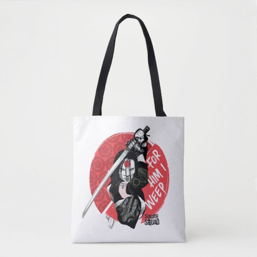Suicide Squad | Katana "For Him I Weep" Tote Bag (Voorkant)