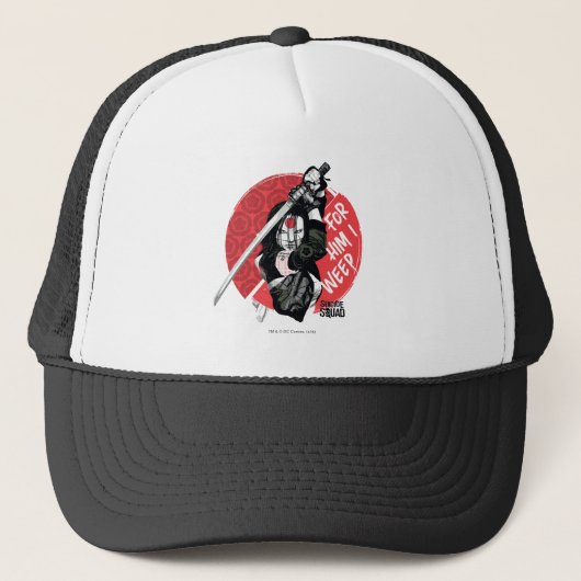 Suicide Squad | Katana "For Him I Weep" Trucker Pet (Voorkant)