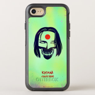 Suicide Squad   Katana Head Icon OtterBox Symmetry iPhone 8/7 Hoesje