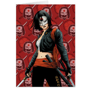 Suicide Squad Katana stripboek kunst