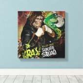 Suicide Squad | Killer Croc Character Graffiti Canvas Afdruk (Insitu (Houten vloer))