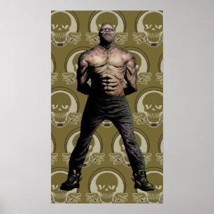 Suicide Squad Killer Croc Comic Book Art Poster