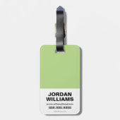 Suicide Squad | Killer Croc Emoji Pattern Bagagelabel (Achterkant verticaal)