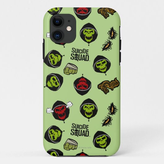 Suicide Squad | Killer Croc Emoji Pattern Case-Mate iPhone Case (Achterkant)