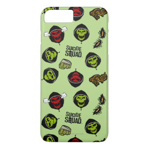 Suicide Squad Killer Croc Emoji Pattern iPhone 8 Plus / 7 Plus Hoesje
