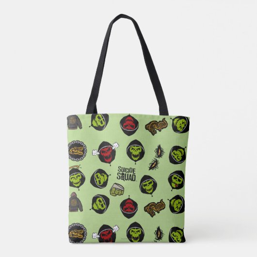 Suicide Squad | Killer Croc Emoji Pattern Draagtas (Achterkant)