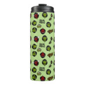 Suicide Squad | Killer Croc Emoji Pattern Thermosbeker (Voorkant)