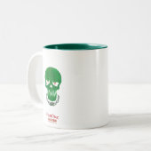 Suicide Squad | Killer Croc Head-pictogram Tweekleurige Koffiemok (Voorkant links)