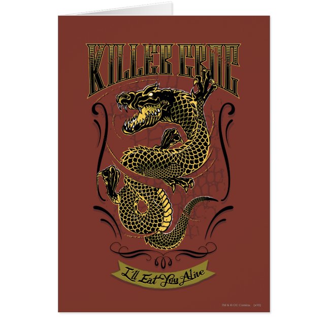 Suicide Squad | Killer Croc Tattoo (Voorkant)