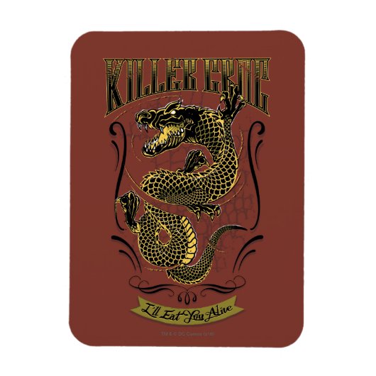 Suicide Squad | Killer Croc Tattoo Magneet (Verticaal)