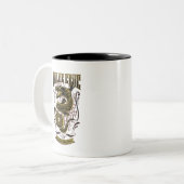 Suicide Squad | Killer Croc Tattoo Tweekleurige Koffiemok (Voorkant links)