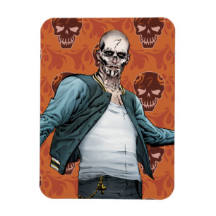 Suicide Squad   Kunst in Comic Book El Diablo Magneet