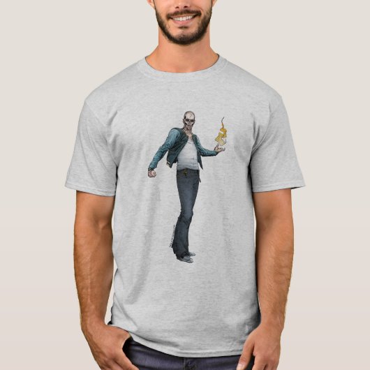 Suicide Squad | Kunst in Comic Book El Diablo T-shirt (Voorkant)