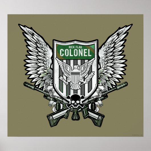 Suicide Squad | Kunst met Tattoo met loopgrap van  Poster (Voorkant)