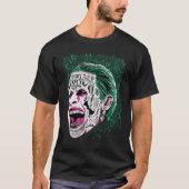 Suicide Squad | Laughing Joker Head Sketch T-shirt (Voorkant)