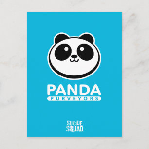 Suicide Squad Logo Panda Purveyors Briefkaart