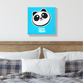 Suicide Squad | Logo Panda Purveyors Canvas Afdruk (Insitu (Slaapkamer))