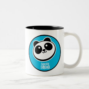 Suicide Squad   Logo Panda Purveyors Tweekleurige Koffiemok