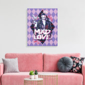 Suicide Squad | Mad Love Canvas Afdruk (Insitu (Woonkamer))