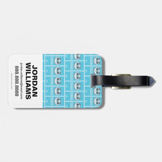 Suicide Squad | Panda Bagagelabel (Achterkant horizontaal)