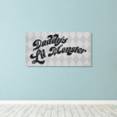 Suicide Squad | Papa's Lil Monster Canvas Afdruk (Insitu (Houten vloer))