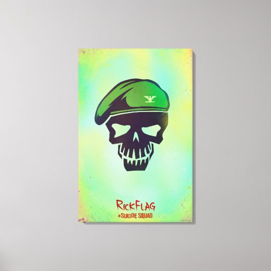 Suicide Squad | Pictogram van loopkopje Canvas Afdruk (Voorkant)