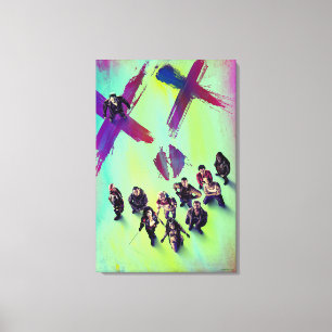 Suicide Squad   Poster groep Canvas Afdruk