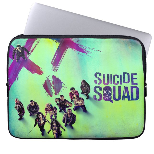 Suicide Squad | Poster groep Laptop Sleeve (Voorkant)