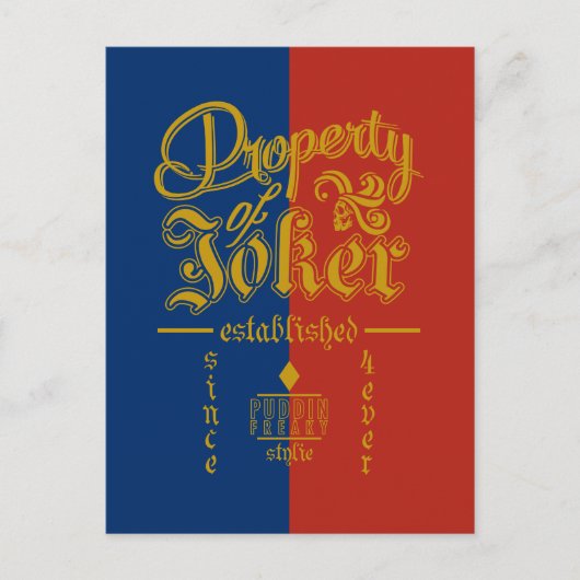 Suicide Squad | Puddin Freaky Briefkaart (Voorkant)