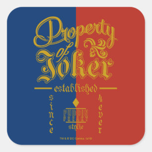 Suicide Squad Puddin Freaky Vierkante Sticker