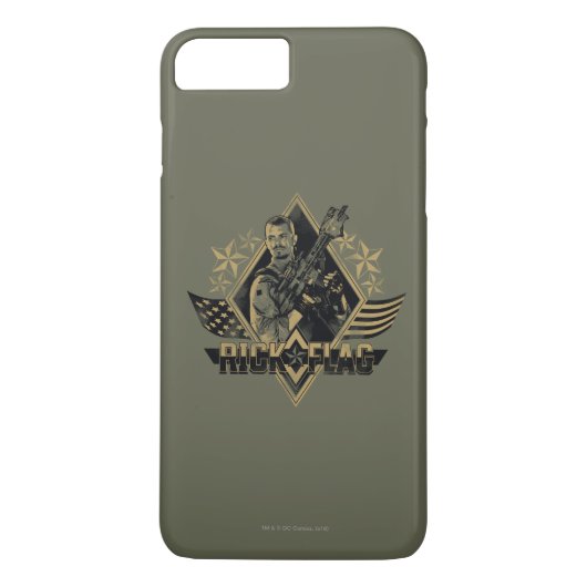 Suicide Squad | Rick Flag Badge Case-Mate iPhone Case (Achterkant)