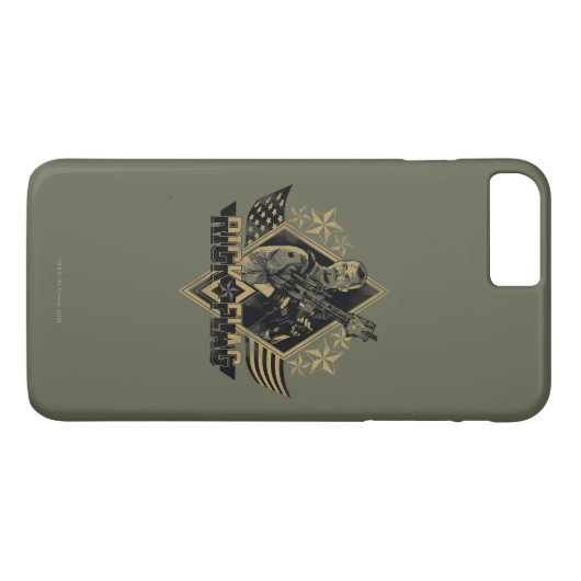 Suicide Squad | Rick Flag Badge Case-Mate iPhone Case (Achterkant (Horizontaal))