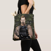 Suicide Squad | Rick Flag Comic Book Art Tote Bag (Dichtbij)