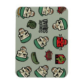 Suicide Squad | Rick Flag Emoji Pattern Magneet (Verticaal)