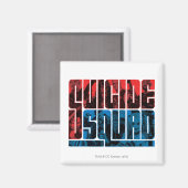 Suicide Squad | Rode en blauwe Logo Magneet (Voorkant / Achterkant)