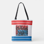 Suicide Squad | Rode en blauwe Logo Tote Bag (Achterkant)