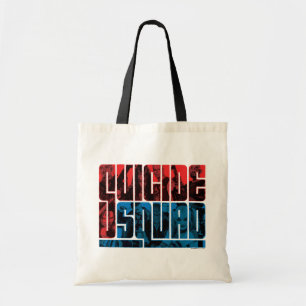 Suicide Squad Rood en blauw Logo Tote Bag
